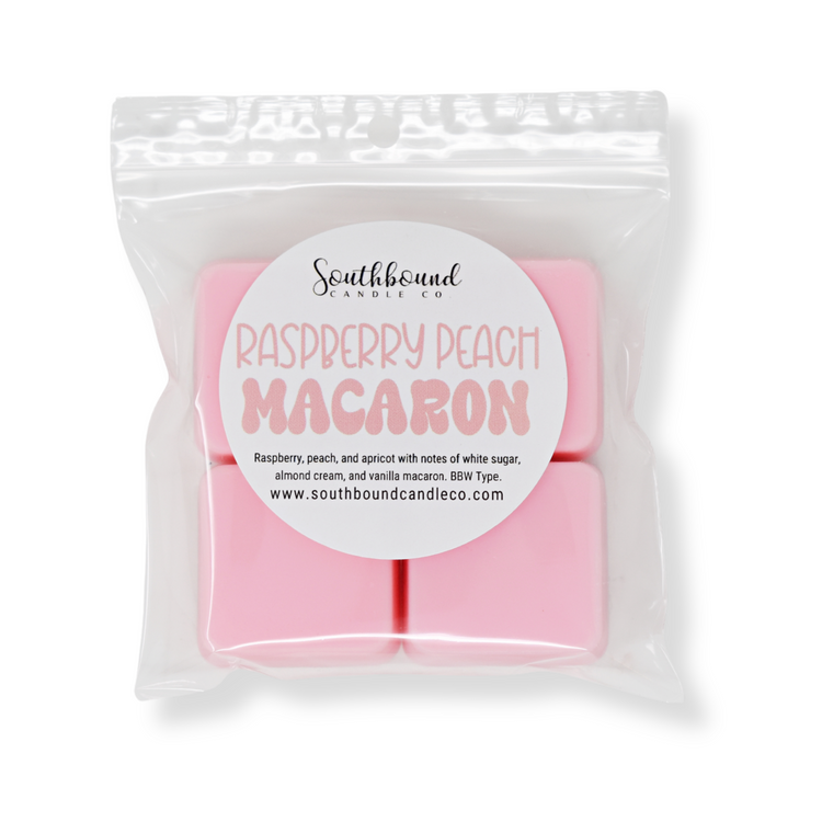 4 Pack - Raspberry Peach Macaron