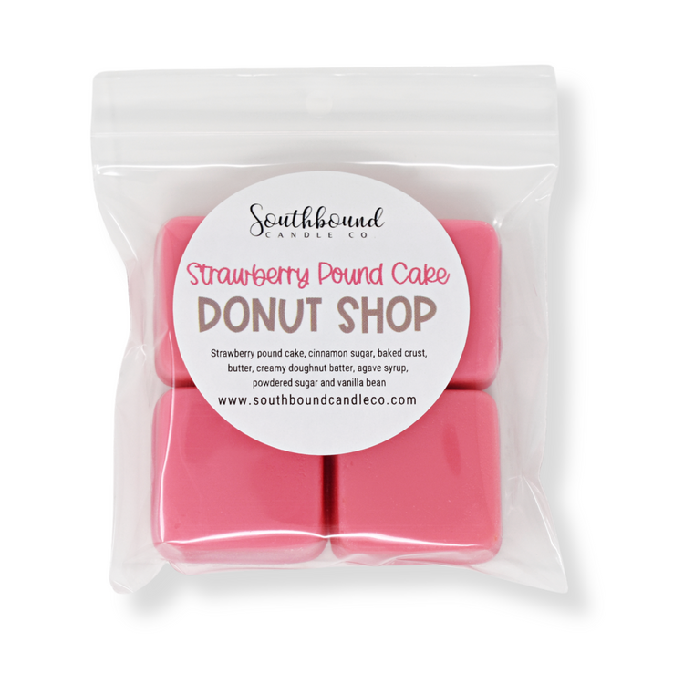4 Pack - Strawberry Pound Cake Donut Shop