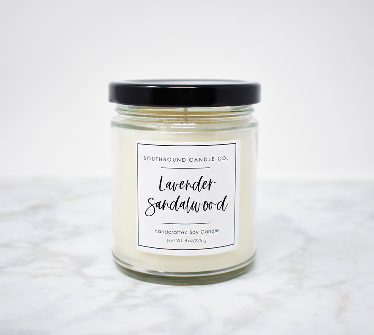 Soy Candle - Lavender Sandalwood