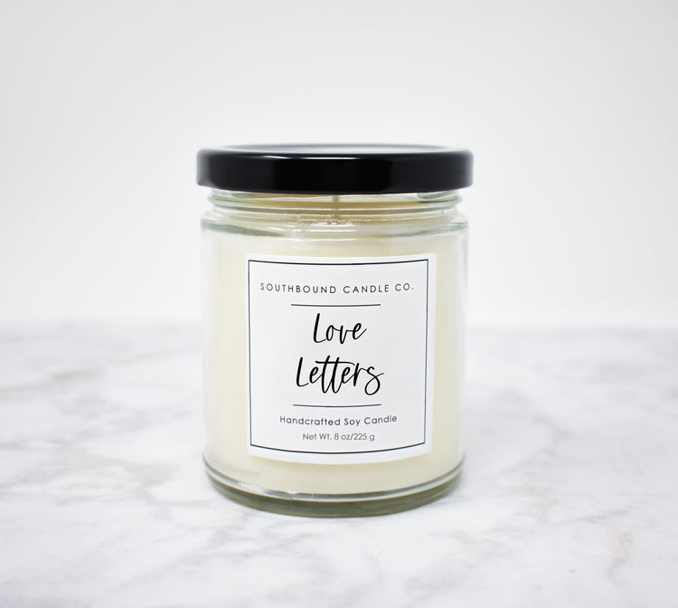 Soy Candle - Love Letters