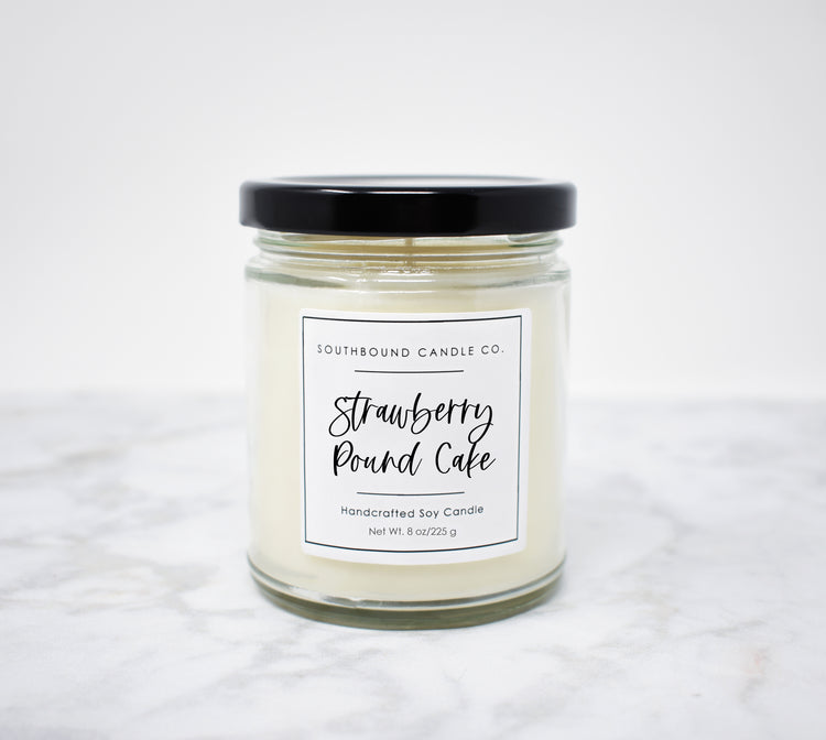 Soy Candle - Strawberry Pound Cake