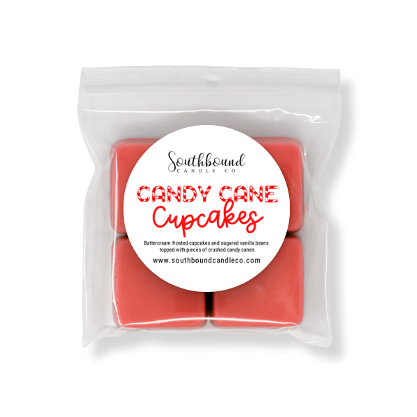 4 Pack - Candy Cane Cupcakes