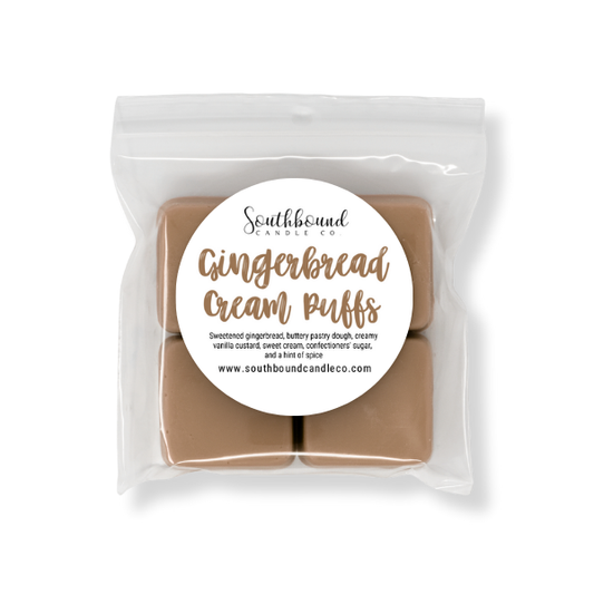 4 Pack - Gingerbread Cream Puffs