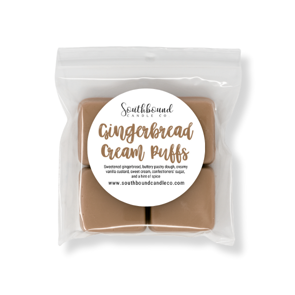 4 Pack - Gingerbread Cream Puffs