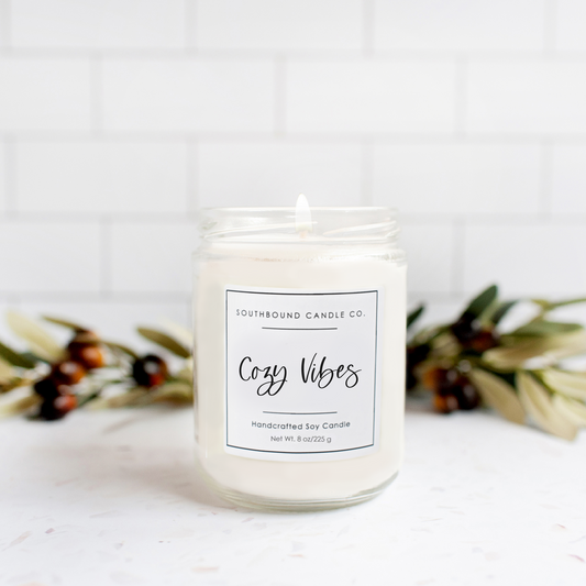 Soy Candle - Cozy Vibes