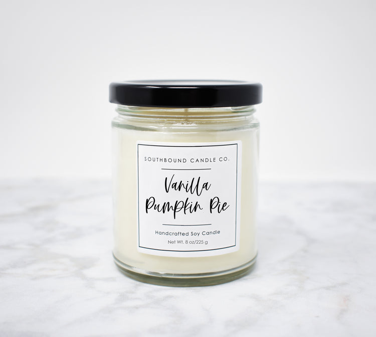 Soy Candle - Vanilla Pumpkin Pie